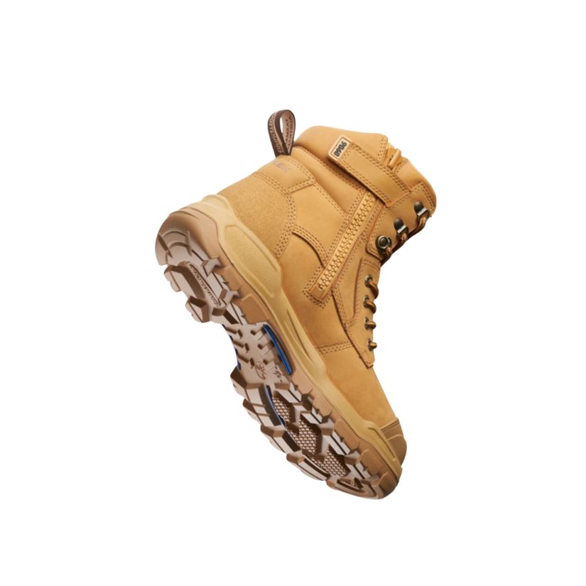 Blundstone 9060 Rotoflex Zip Side Safety Boot Wheat Workboots by Blundstone | The Bloke Shop