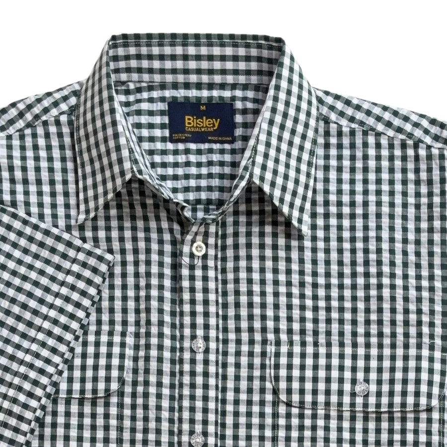 Seersucker Casual Short Sleeve Shirt S26