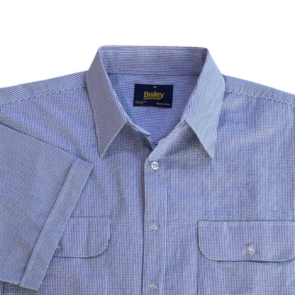 Seersucker Casual Short Sleeve Shirt S26