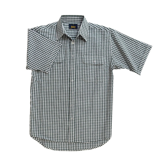 Seersucker Casual Short Sleeve Shirt S26