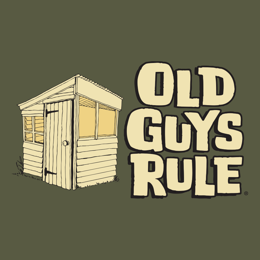 Shed Happens T-Shirt by Old Guys Rule Military Mens Tshirt by Old Guys Rule OGR | The Bloke Shop
