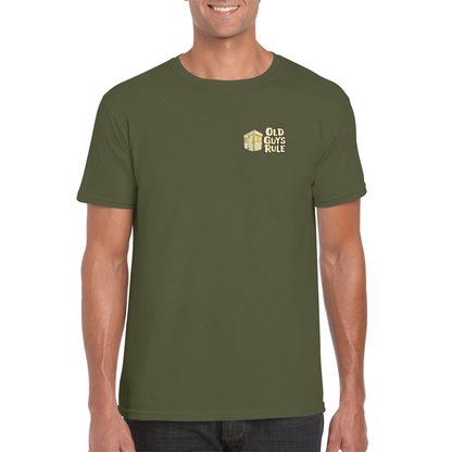 Shed Happens T-Shirt Military Tee SS by Old Guys Rule OGR | The Bloke Shop