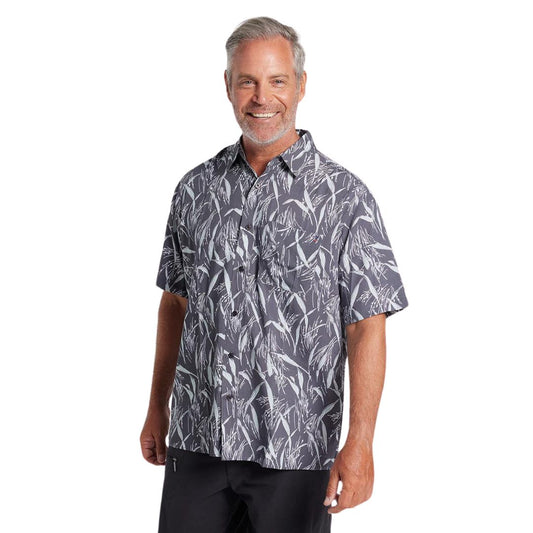 Shirt Nash Bamboo 3XL Gunmetal Mens Shirt by Breakaway | The Bloke Shop