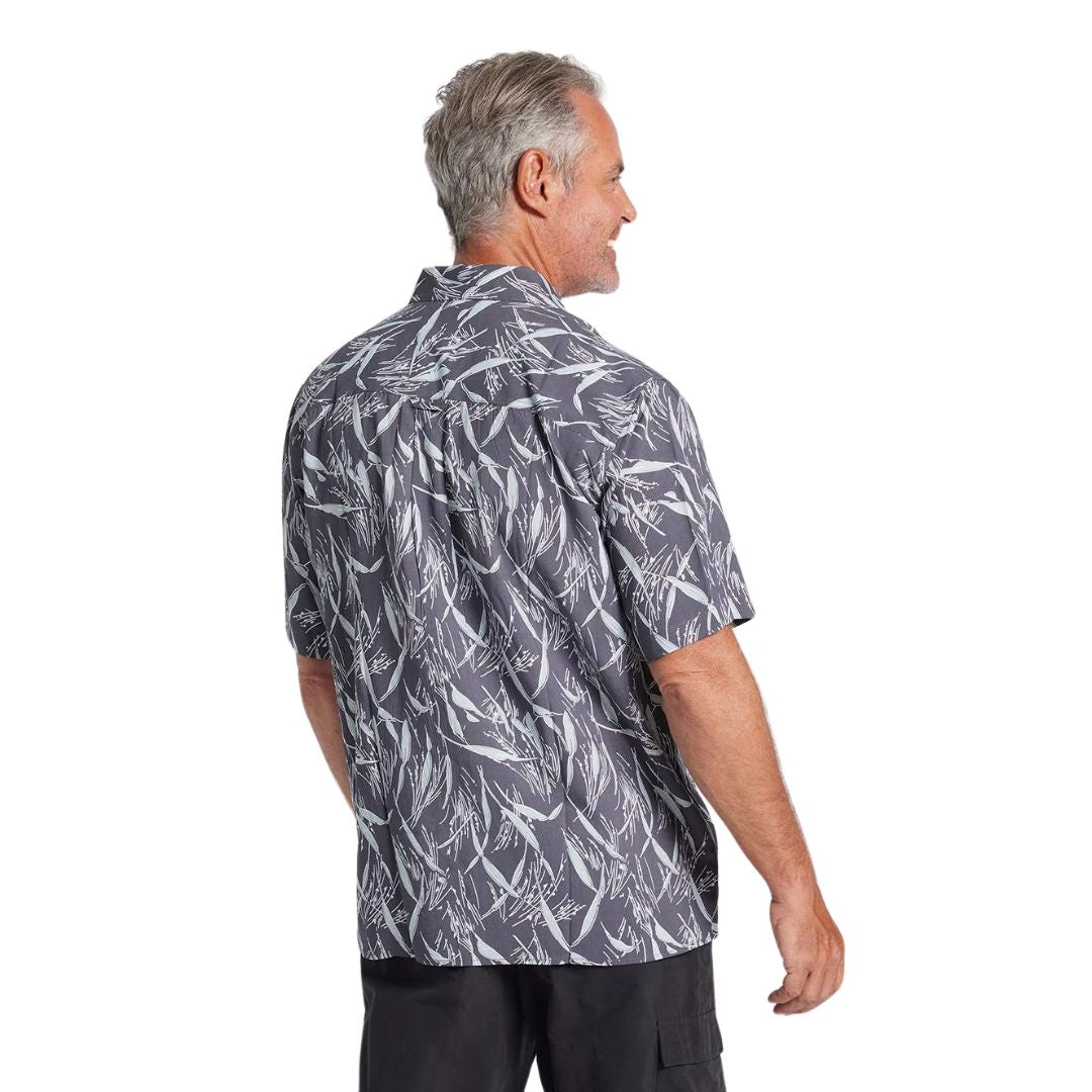 Shirt Nash Bamboo Gunmetal Mens Shirt by Breakaway | The Bloke Shop