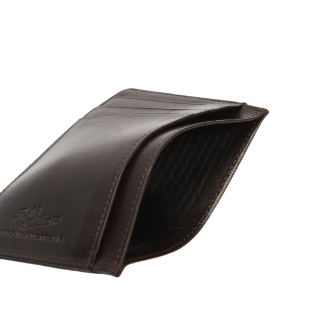 Singleton Vertical Card Holder Wallet OS Black Wallet by RM Williams | The Bloke Shop