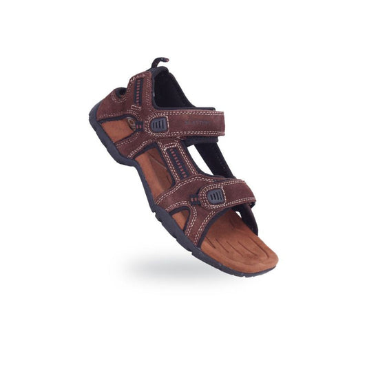 Slatters Broome II Sandal - Brown 7 Brown Mens Sandals by Slatters | The Bloke Shop