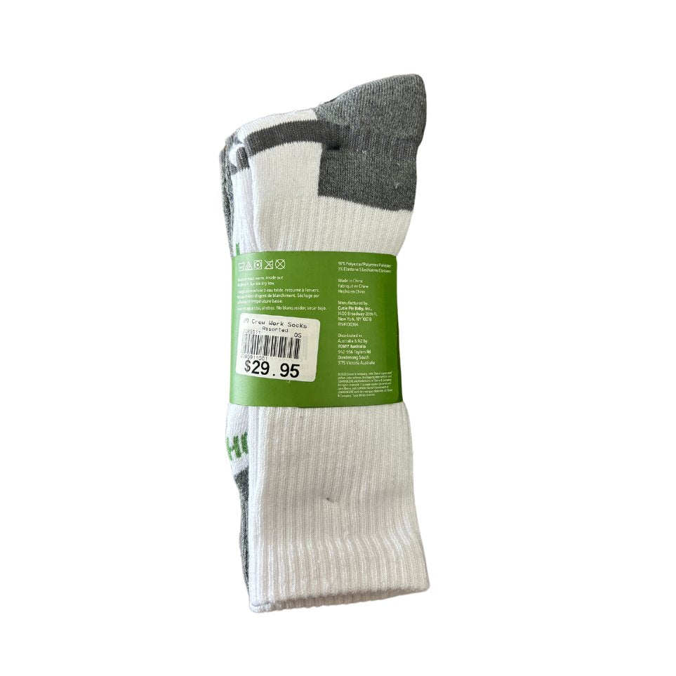 Sock JD Crew Work OS Assorted Mens Socks by John Deere | The Bloke Shop