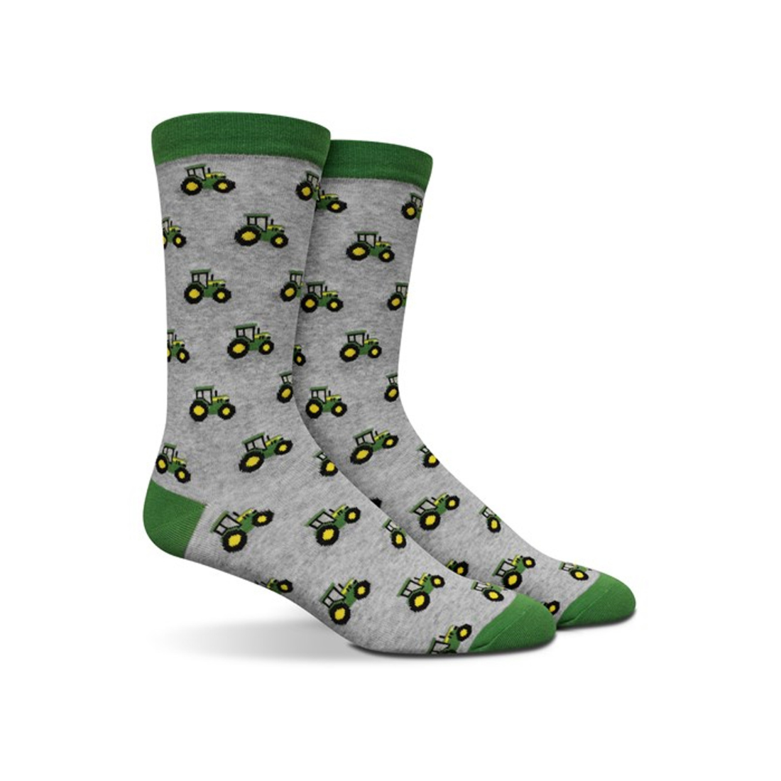 Tractor 2 pack Socks M/L Grey Mens Socks by John Deere | The Bloke Shop