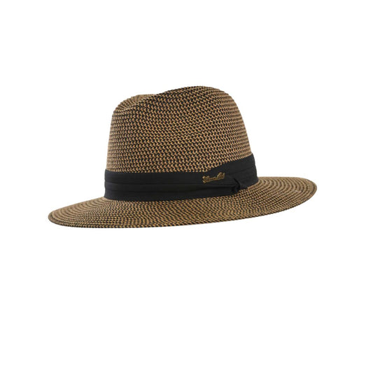 Stamford Hat L Tan/Blk Mens Hats by Thomas Cook | The Bloke Shop