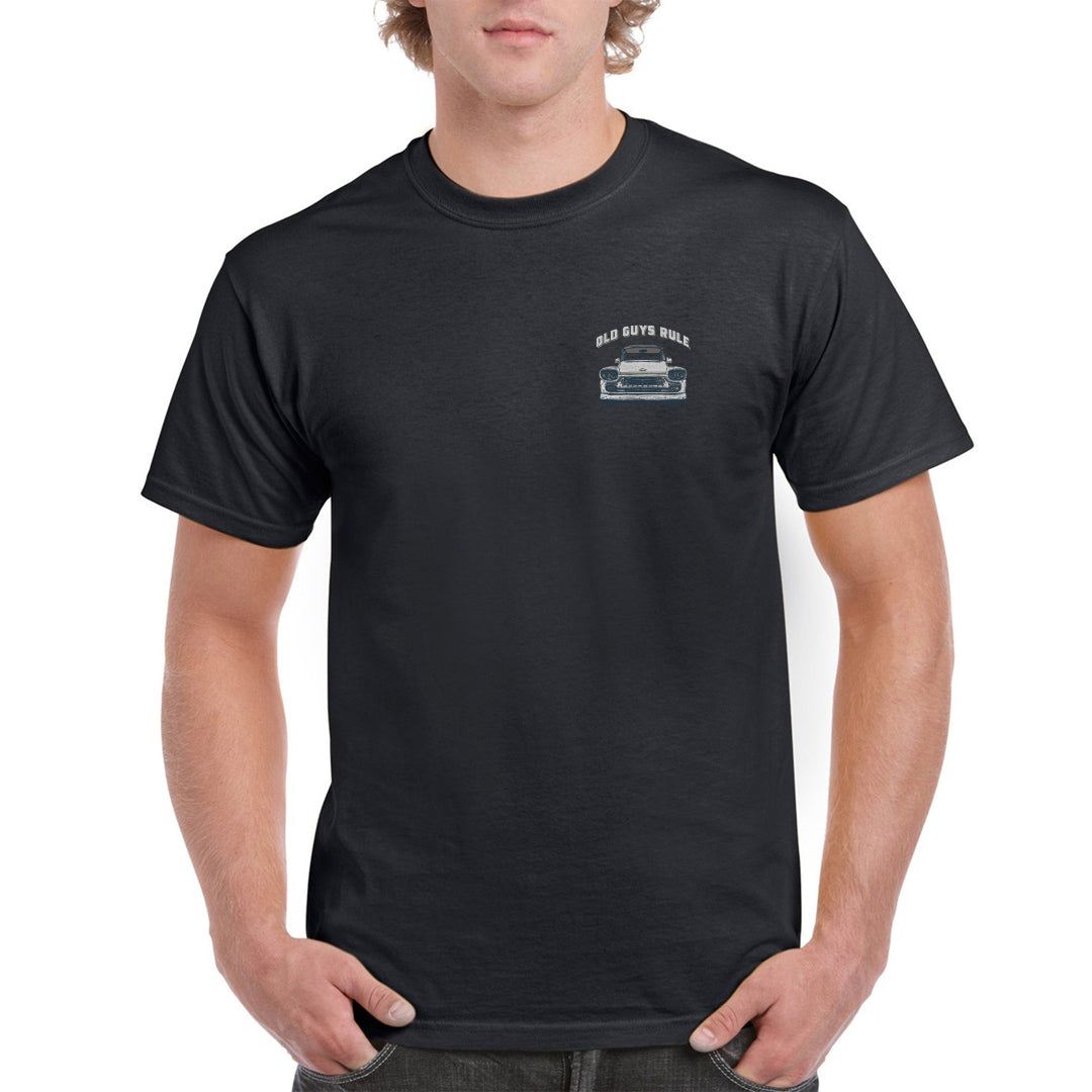 Still Plays with Trucks T-Shirt by Old Guys Rule Black Mens Tshirt by Old Guys Rule OGR | The Bloke Shop