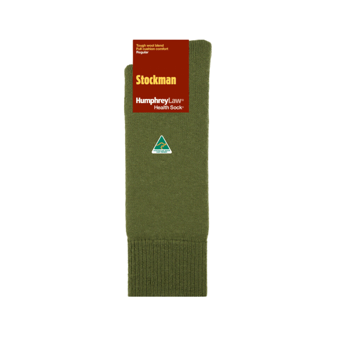 Stockman Health Sock by Humphrey Law M Khaki Mens Socks by Humphrey Law Socks | The Bloke Shop