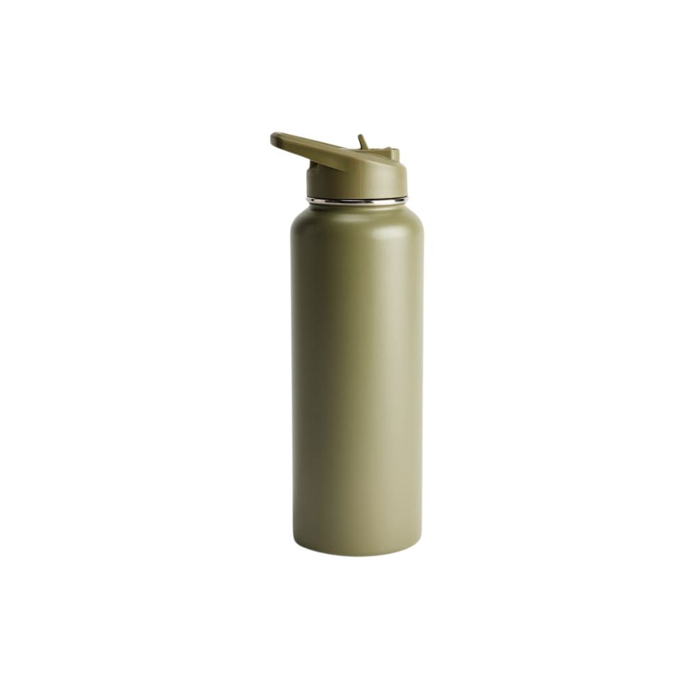 Straw Cap Water Bottle