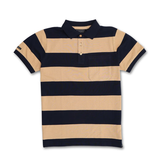 Striped Pocket Polo Shirt S25