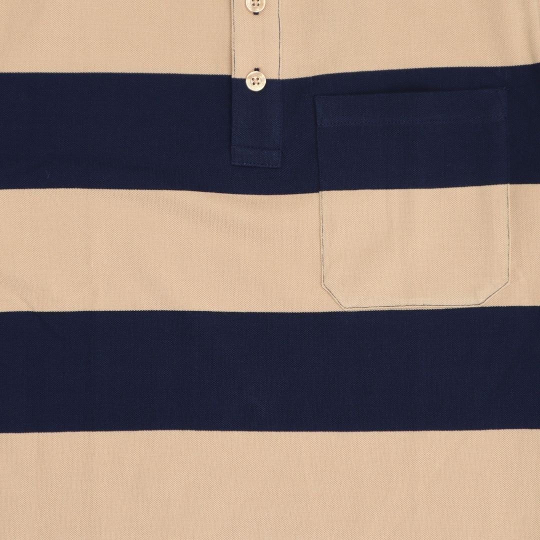 Striped Polo Shirt - Pocket