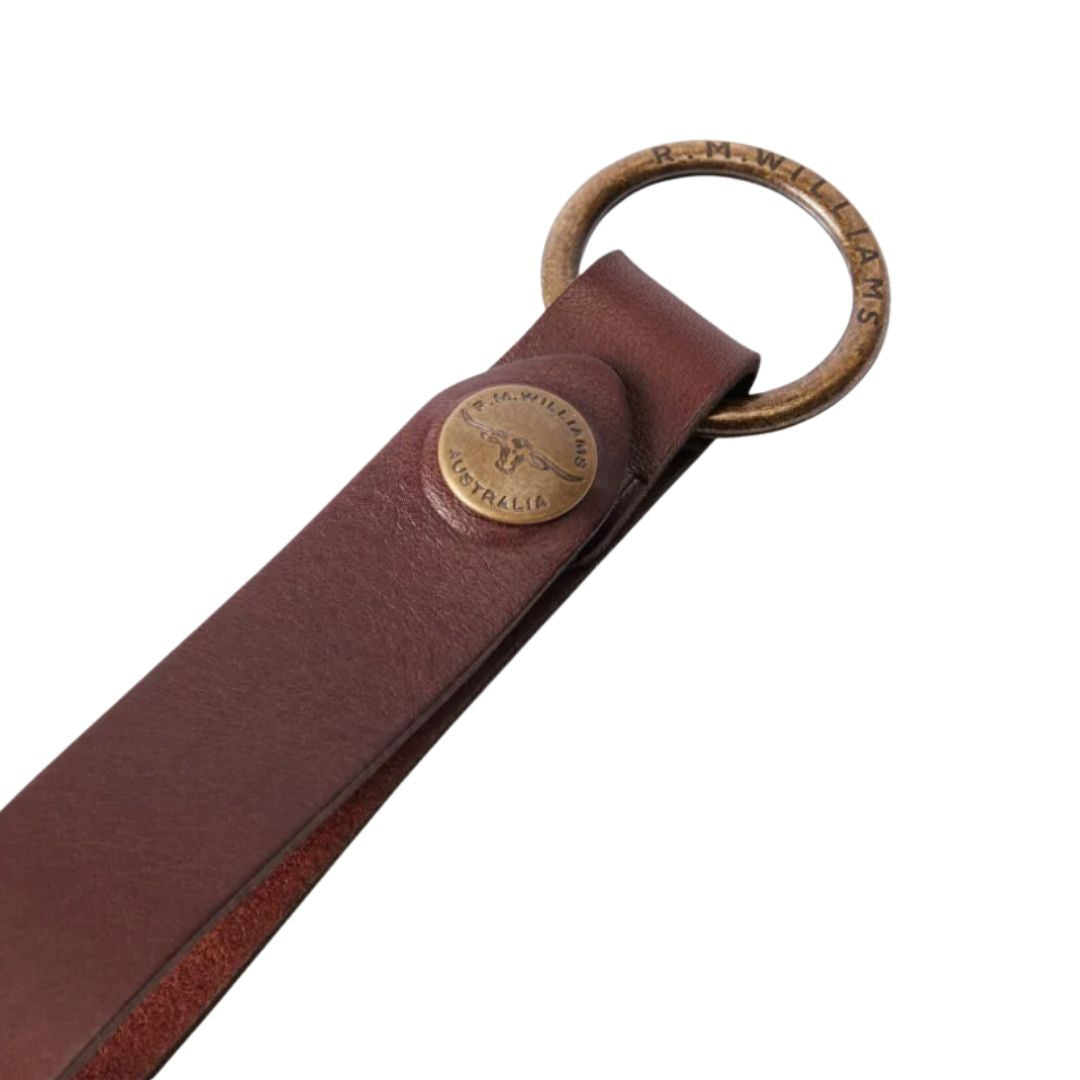 Tanby Key Fob OS Dark Tan Accessory by RM Williams | The Bloke Shop