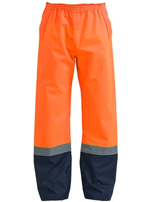 Bisley Taped Two Toned Hi-Vis Shell Rain Pant Workwear by Bisley | The Bloke Shop