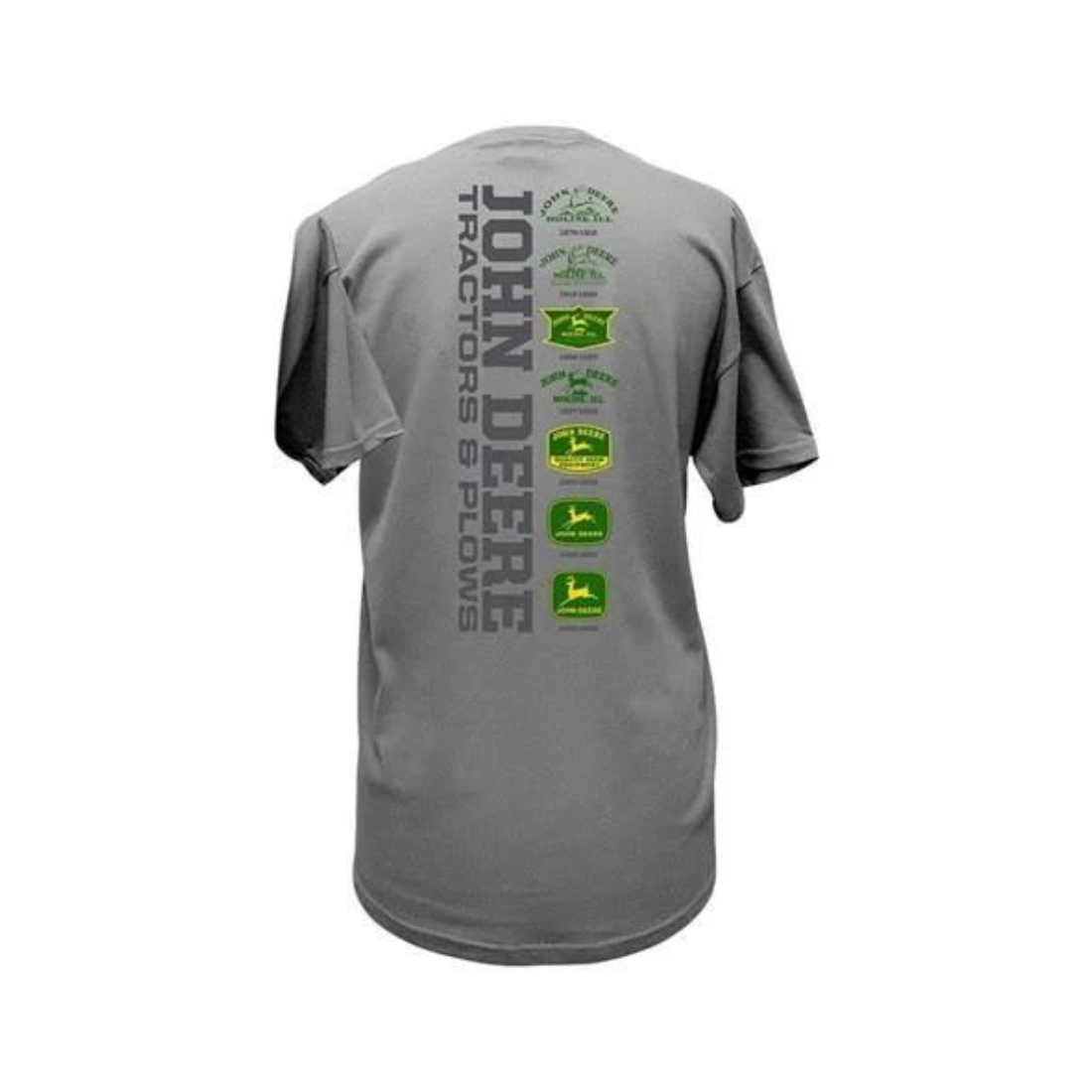 Oxford Grey Logo Tee Grey Mens Tshirt by John Deere | The Bloke Shop