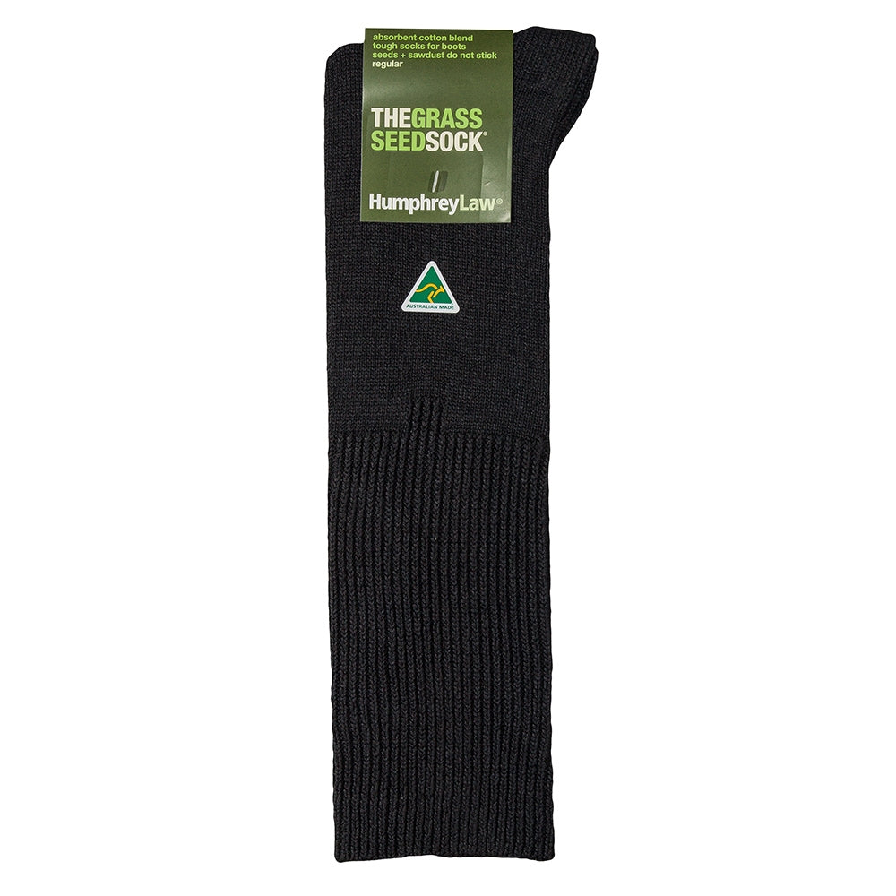 The Grass Seed Half-Hose Sock by Humphrey Law M Navy Mens Socks by Humphrey Law Socks | The Bloke Shop