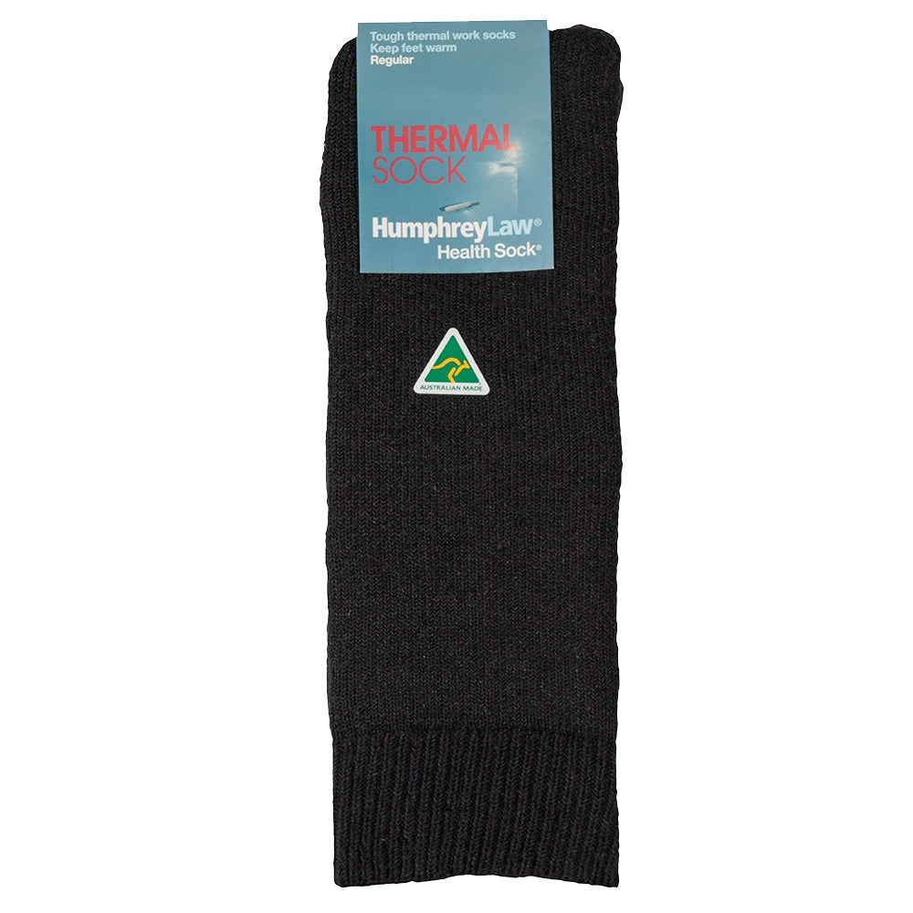 Thermal Health Sock by Humphrey Law L Charcoal Mens Socks by Humphrey Law Socks | The Bloke Shop