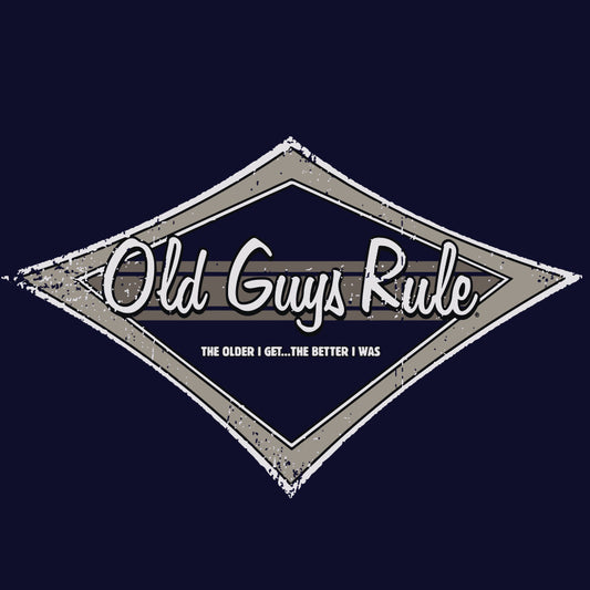 Total Diamon T-Shirt Navy Tee SS by Old Guys Rule OGR | The Bloke Shop