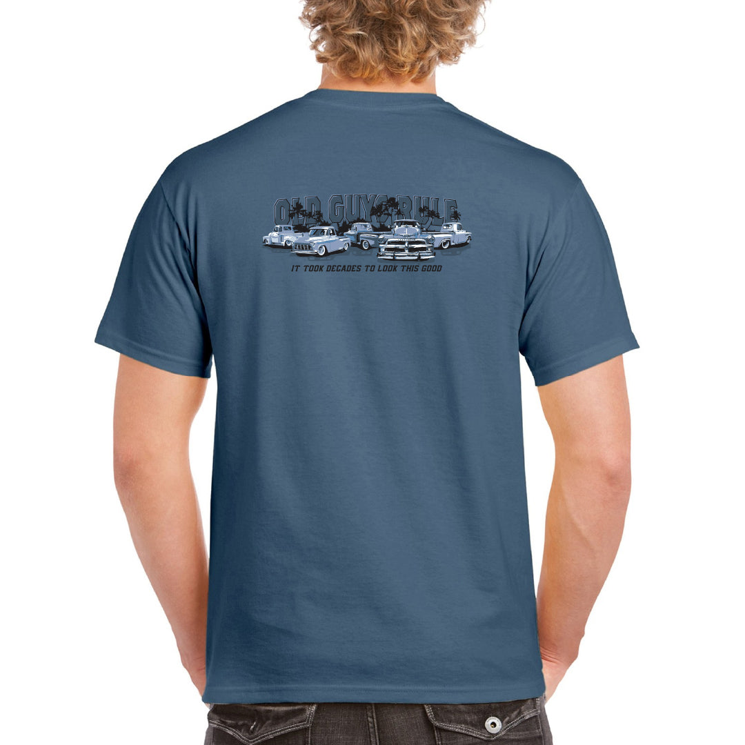 OGR Truck Band Tee 3XL Indigo Mens Tshirt by Old Guys Rule OGR | The Bloke Shop