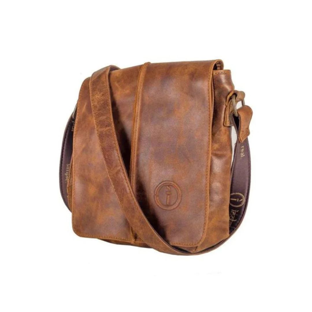 Wanderer Bag - Regular M Crazy Horse Tan Accessories by Indepal | The Bloke Shop