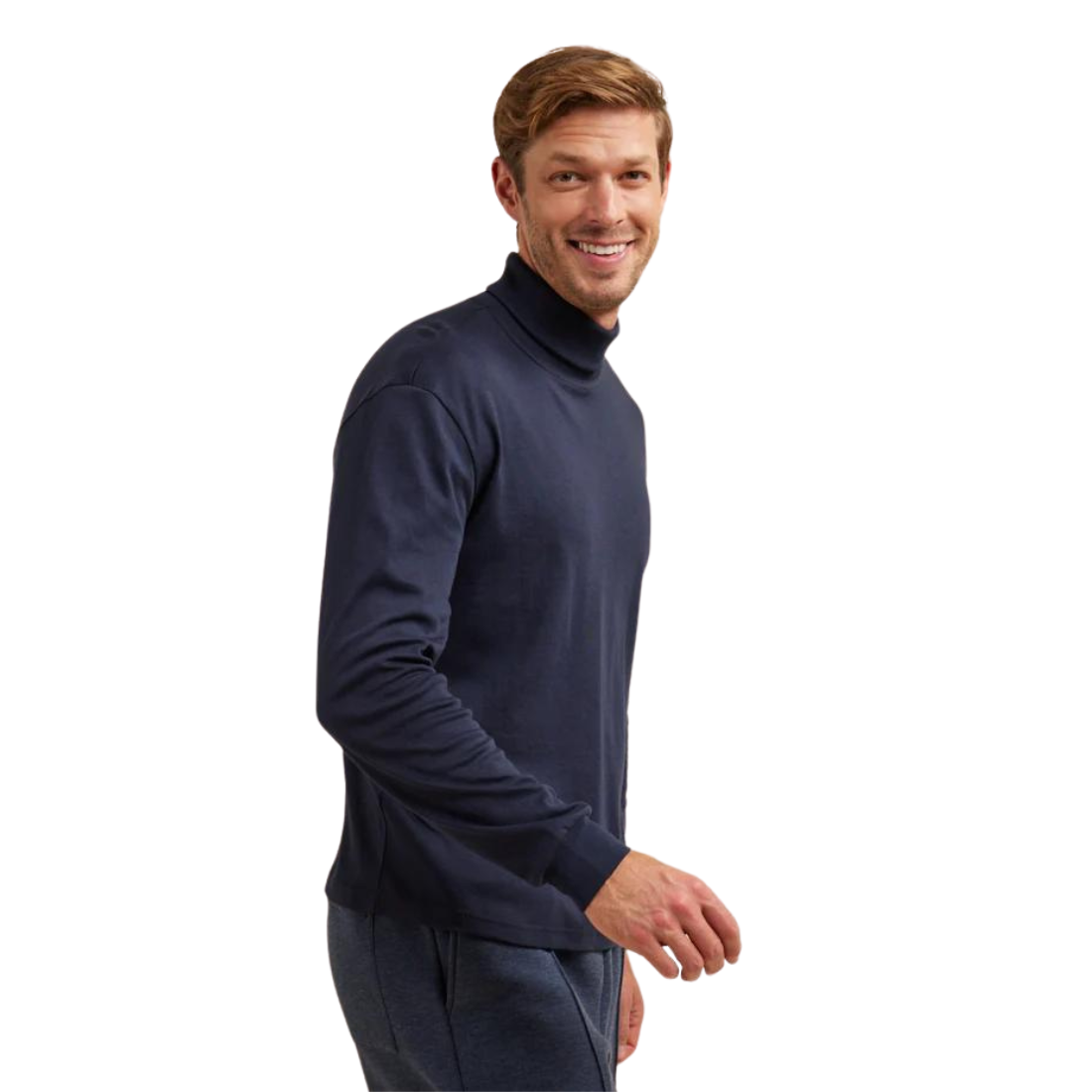 Winterlock Skivvy Roll / Turtle Neck S Ink Mens Winter Top by Breakaway | The Bloke Shop