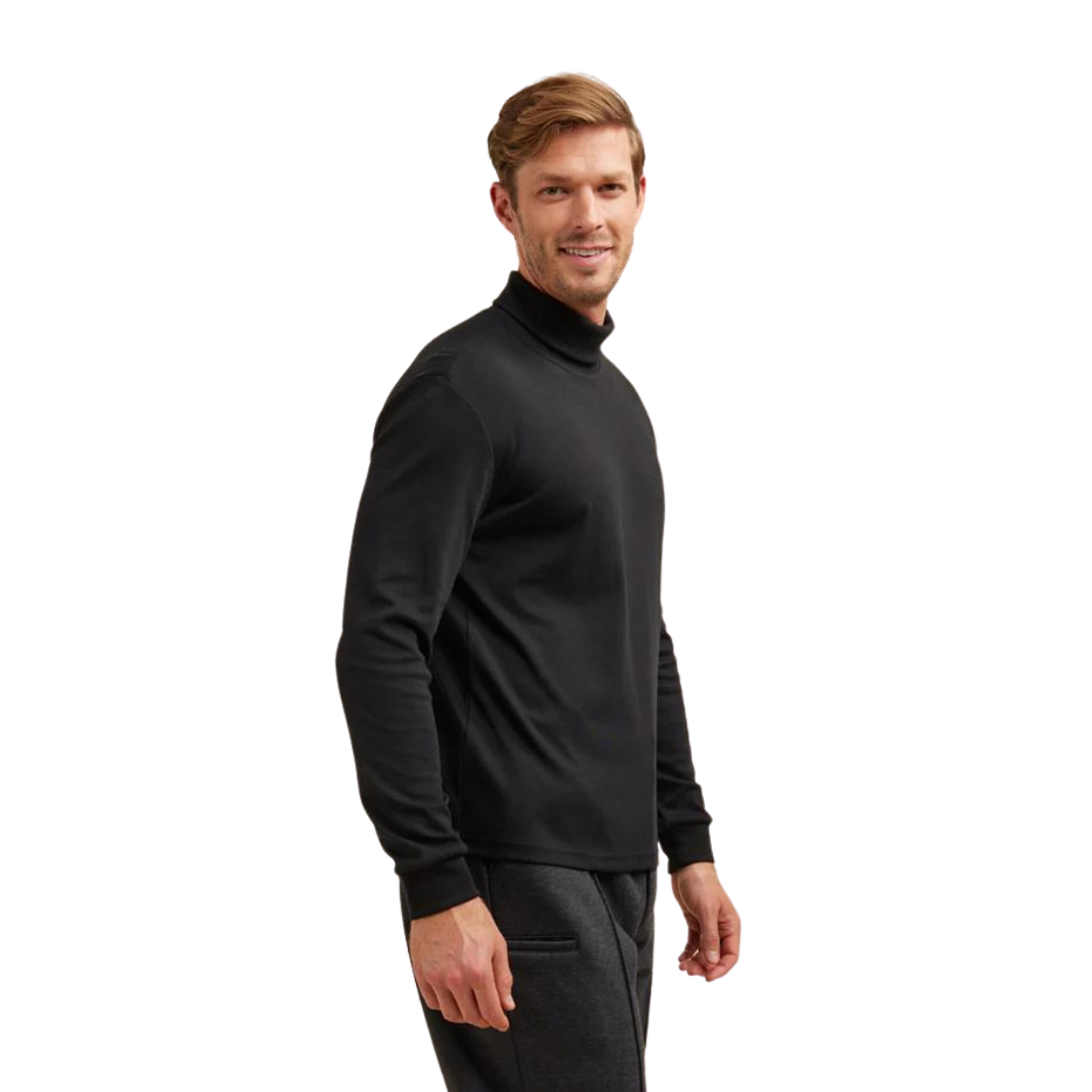 Winterlock Skivvy Roll / Turtle Neck Mens Winter Top by Breakaway | The Bloke Shop