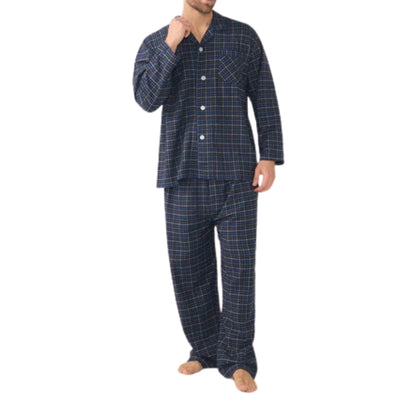 Winterweight Brushed Cotton Mens Pyjama Set