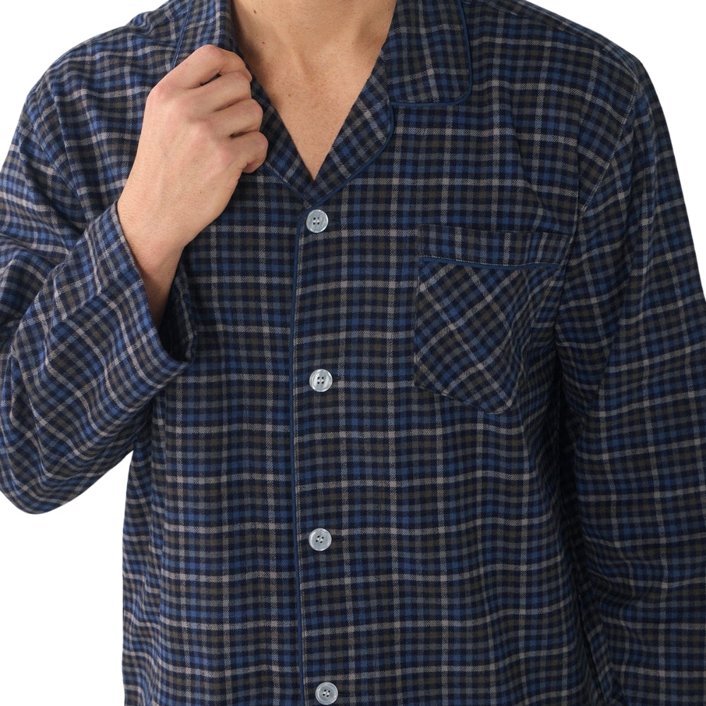 Winterweight Brushed Cotton Mens Pyjama Set