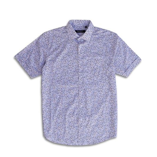 Woven Bamboo Blend Short Sleeve Shirt