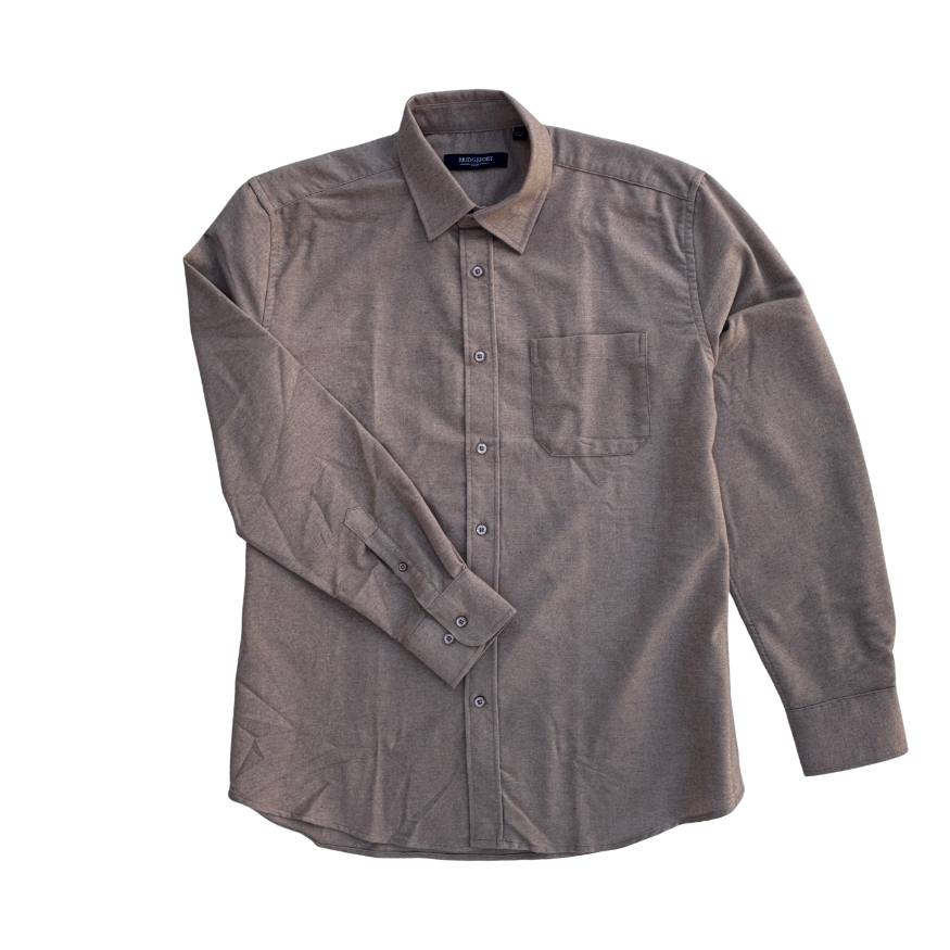 Woven Cotton Long Sleeve Shirt