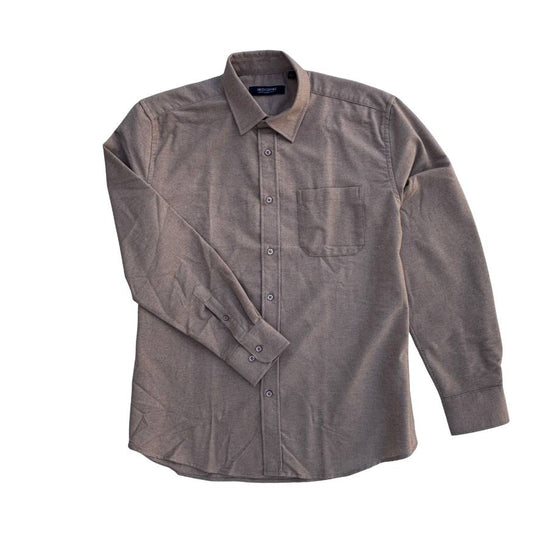 Woven Cotton Long Sleeve Shirt
