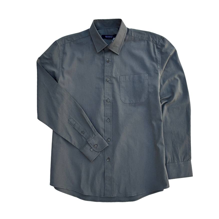 Woven Cotton Long Sleeve Shirt