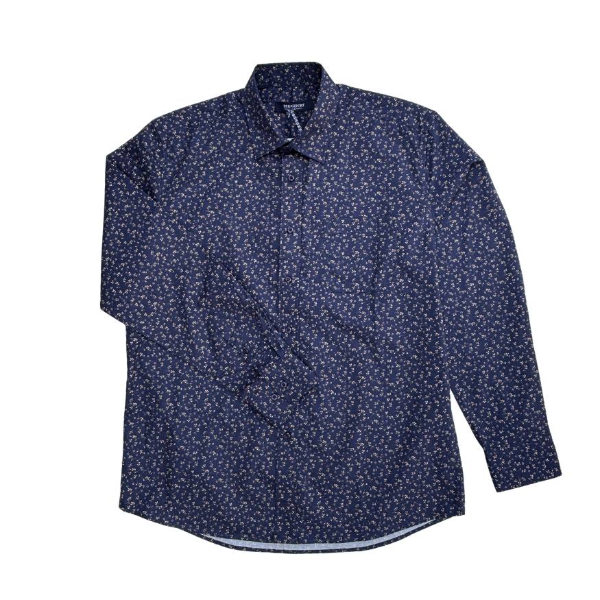 Woven Cotton Long Sleeve Shirt