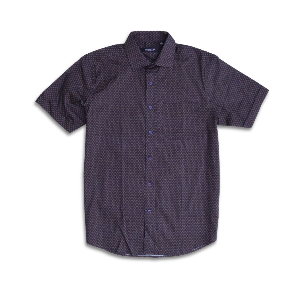 Woven Cotton Short Sleeve Shirt