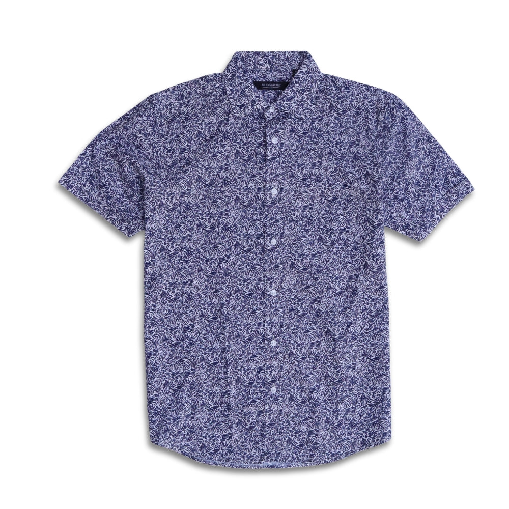 Woven Cotton Short Sleeve Shirt
