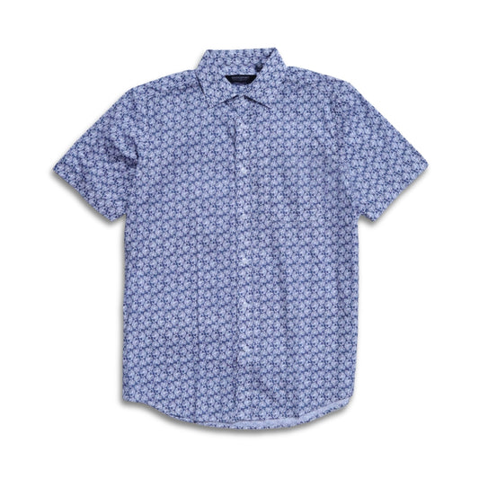 Woven Cotton Short Sleeve Shirt