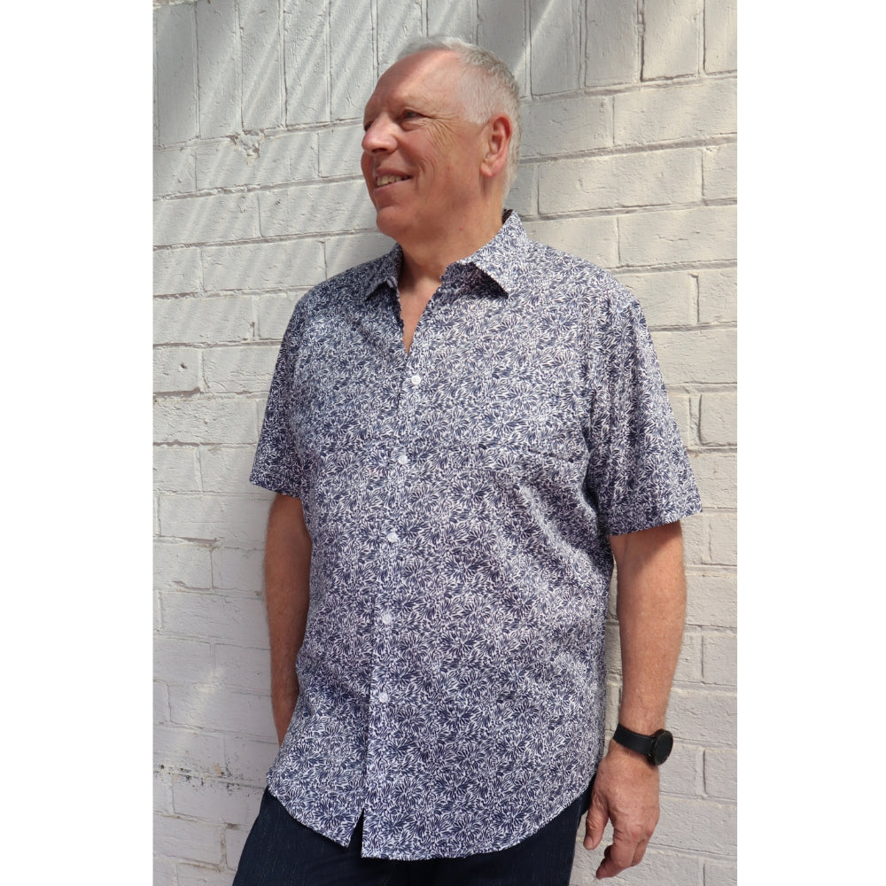 Woven Cotton Short Sleeve Shirt