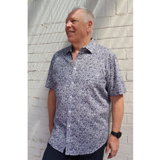Woven Cotton Short Sleeve Shirt