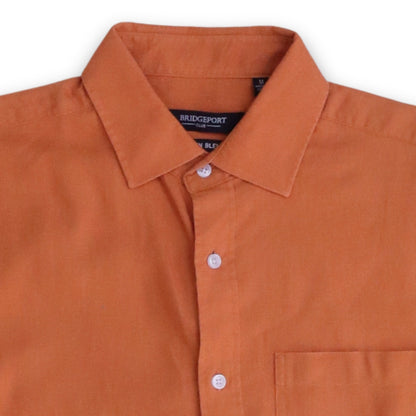 Woven Linen Short Sleeve Shirt