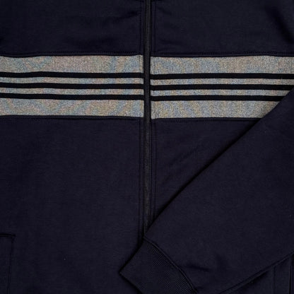 Yarn-Dyed Panel Full-Zip Fleece