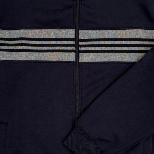 Yarn-Dyed Panel Full-Zip Fleece