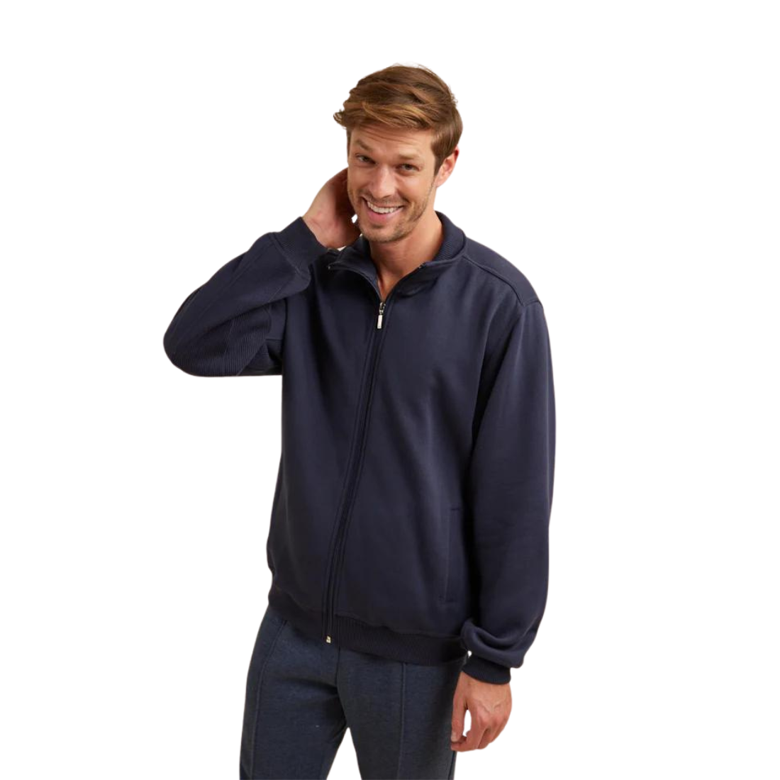 Zed Snowy Mt Fleece Full Zip Jacket 3XL Ink Mens Winter Jackets by Breakaway | The Bloke Shop